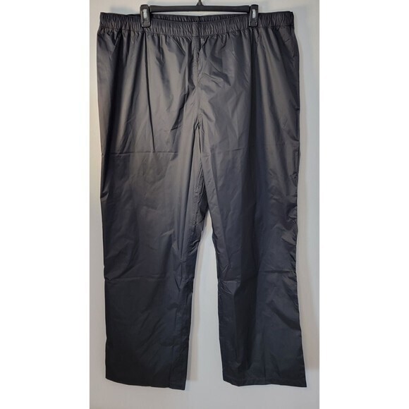 Columbia Omni-Tech Pants Men's 3XT Tall Black Waterproof Rebel Roamer Rain NWOT